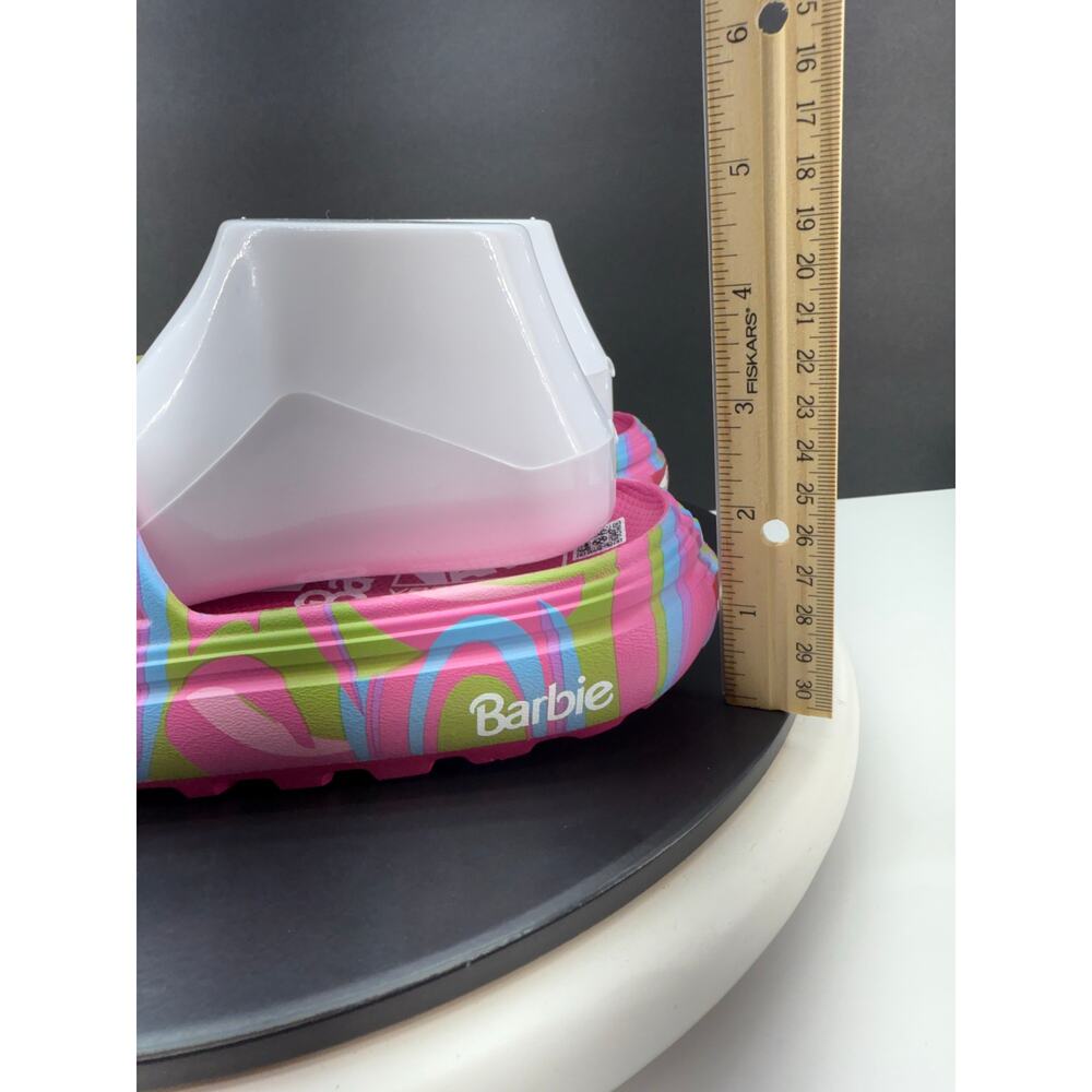 Vans x Barbie Slide On Vr3cush Womens Size 6 Trippy Pink Swirl Slip On Sandals - Picture 2 of 11